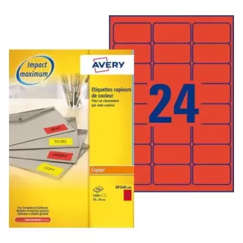 Zelfklevend printeretiket AVERY DP24R-100
