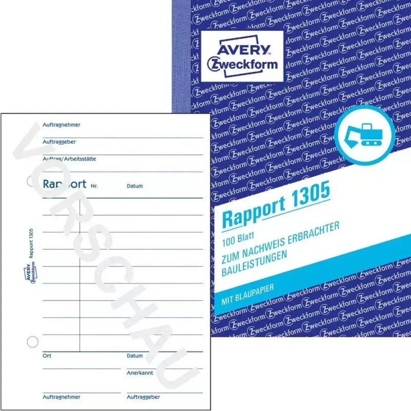 Boekhoudformulier/-boek A6 Avery 1305