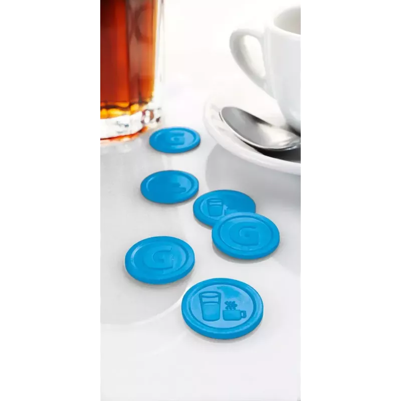 Sigel WM007 Drankmunten, blauw, 25 mm