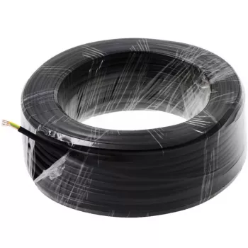 Telefoonkabel Helos 014864 50 m zwart