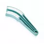 Leifheit Jalousetta lamellenborstel stofdoek, turquoise/wit (41316)