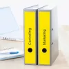 File labels HERMA A4 61x297 mm geel papier mat ondoorzichtig 60 stuks