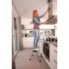 Trapladder Krause 130037 aluminium zwart