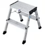 Trapladder Krause 130037 aluminium zwart