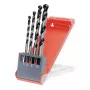 Borenset KWB 44800 — 4 stuks, maten 5, 6, 8, 10 mm, rechtsdraaiend