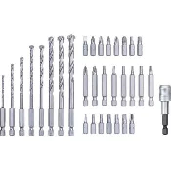 Borenset KWB bit- en borenbox 33 stuks
