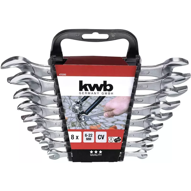 Steeksleutel KWB 470390 8-delig 234x162x40 mm