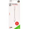 Audiokabel 2GO 797140 0,1 m 3,5 mm Lightning wit
