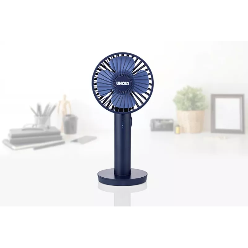 Unold Breezy II blauw 10 cm handventilator