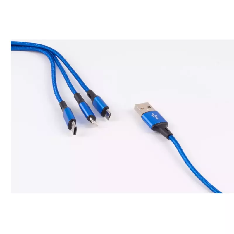 USB-kabel ShiverPeaks BS14-50071 1,2 m USB A/USB C / Micro-USB B blauw