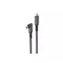 USB-C-naar-USB-C-kabel ShiverPeaks BS14-75017, USB 3.2 Gen 2 (10 Gbit/s), 2 m, zwart/wit