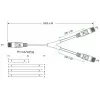 Goobay 95286 TAE-adapterkabel, 2x RJ45 naar RJ45 (8P8C) / TAE-F, 3 m, zwart/grijs