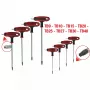 L-Torx-sleutel KS Tools 151.8165 chroom-vanadiumstaal 8 stuks
