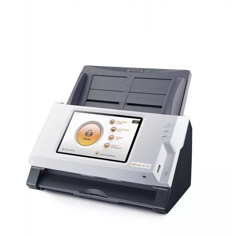 Plustek eScan A280 Essential ADF-scanner 600 x 600 DPI A4 zwart, wit