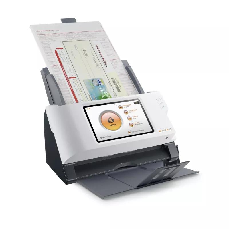 Plustek eScan A280 Essential ADF-scanner 600 x 600 DPI A4 zwart, wit