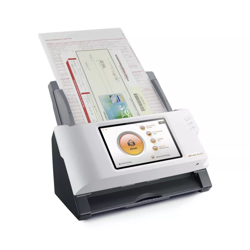 Plustek eScan A280 Essential ADF-scanner 600 x 600 DPI A4 zwart, wit