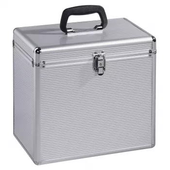 Hama 00181435 opbergkoffer Microgroove platencollectiekoffer zilver