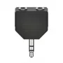 Audiosplitter Hama 00305036 zwart 3,5 mm naar 2 x 3,5 mm