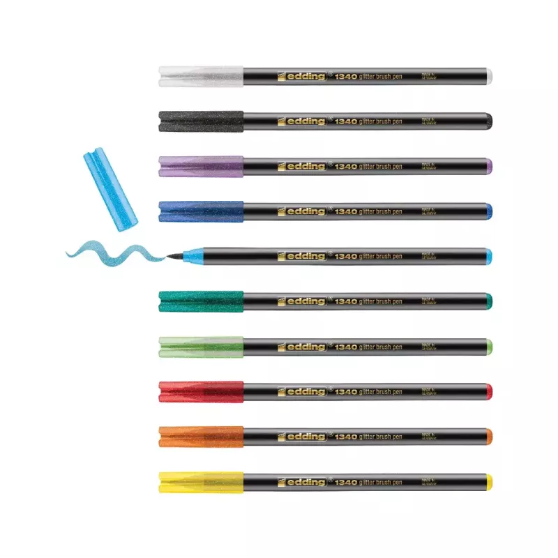 Edding viltstift 4-1340-10-4 10 kleuren brushpunt