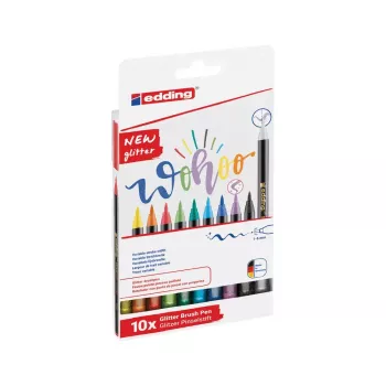 Edding viltstift 4-1340-10-4 10 kleuren brushpunt