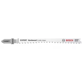 Decoupeerzaagblad Bosch T 308 BFP bimetaal 2 stuks voor laminaatplaten