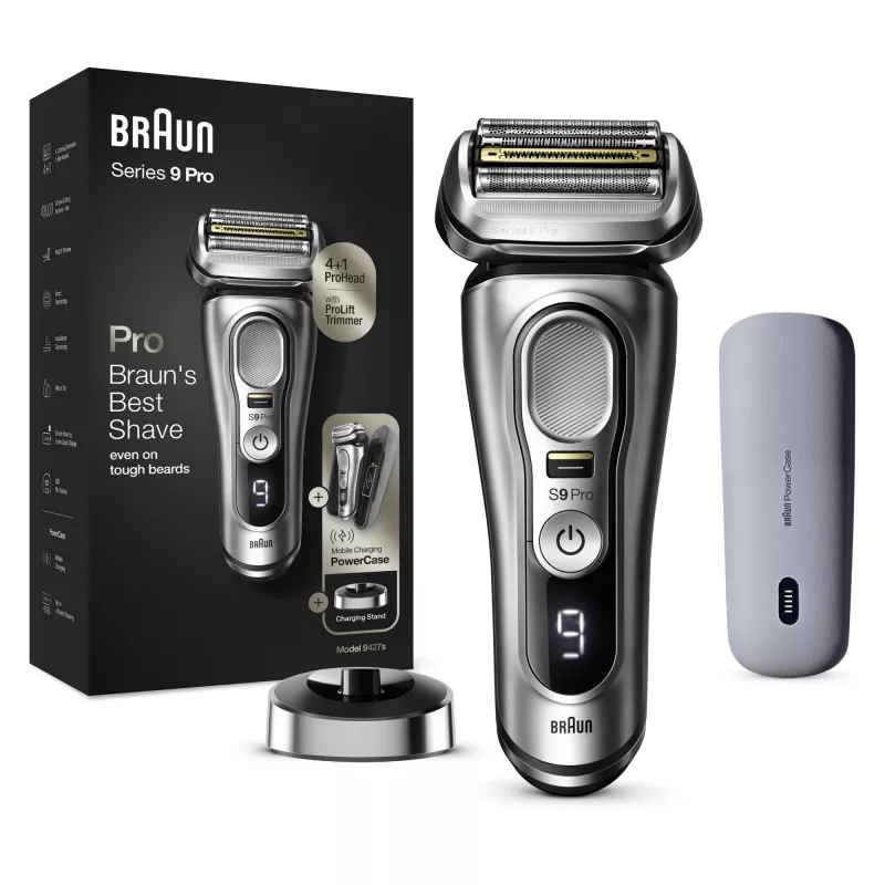 Braun Series 9 Pro 81744531 herenscheerapparaat foil-scheerapparaat trimmer zilver