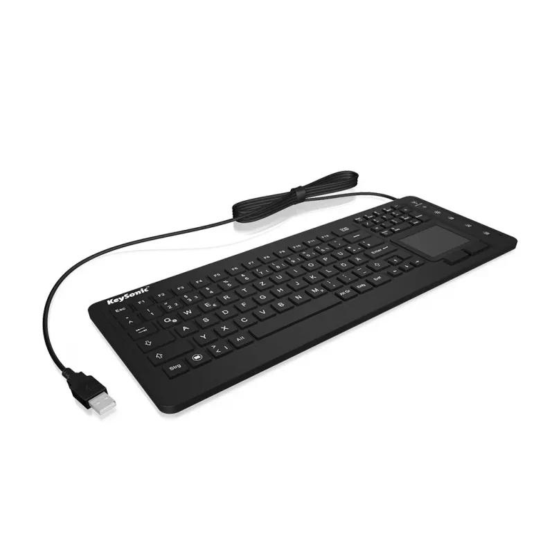 KeySonic KSK-6231 INEL (FR) toetsenbord industrieel USB AZERTY Frans zwart