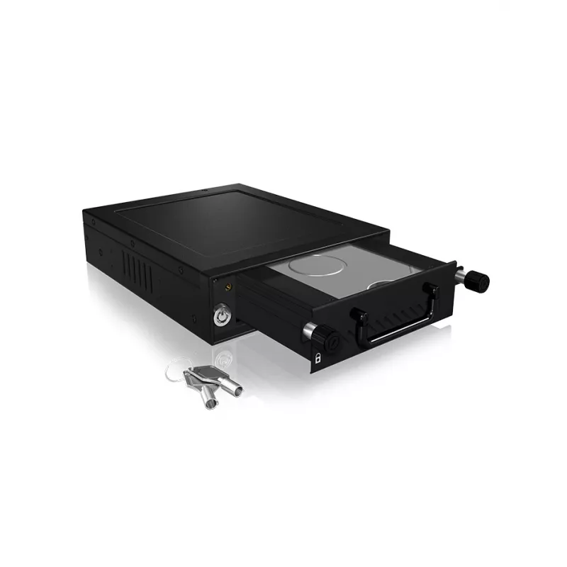 ICY BOX Carrier IB-148SSK-B HDD/SSD-behuizing zwart 2,5/3,5 inch