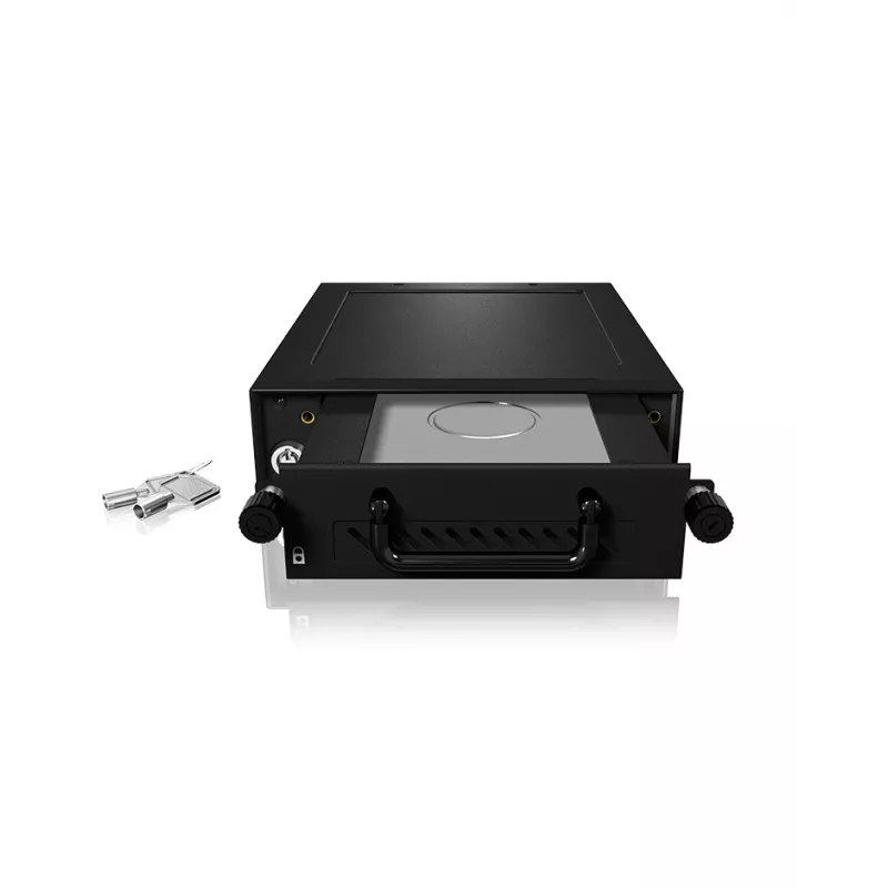 ICY BOX Carrier IB-148SSK-B HDD/SSD-behuizing zwart 2,5/3,5 inch