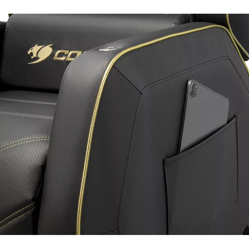 Gaming-stoel COUGAR Ranger Pro Royal gestoffeerde zitting zwart 160 kg