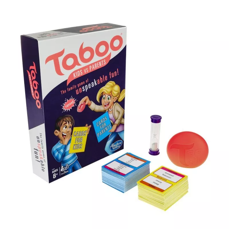 Hasbro Taboo Kids vs. Parents, 8 jaar, familiespel