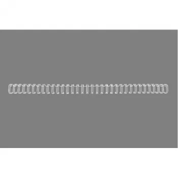 GBC wirebindekammen 3:1 NO8 12,5 mm A4, wit, 100 stuks