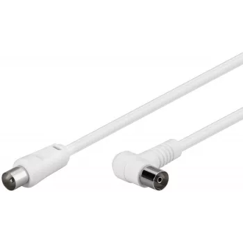 Coaxkabel Microconnect COAX015WA IEC IEC 1,5 m Wit
