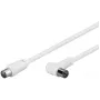 Coaxkabel Microconnect COAX015WA IEC IEC 1,5 m Wit