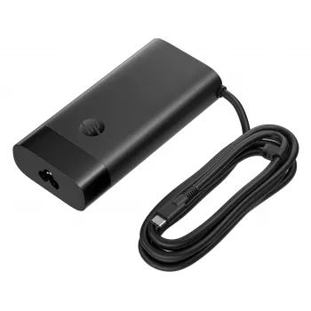 HP 140W USB-C laptopoplader, 47–63 Hz, 2,5 A, ondersteunt tot 140 W Power Delivery, zakelijk, zwart, 0–35 °C