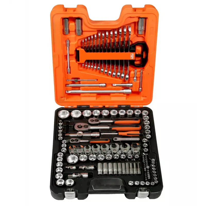 Bahco S138 Dopsleutelset, 138-delig, 1/2", 1/4", 3/8"