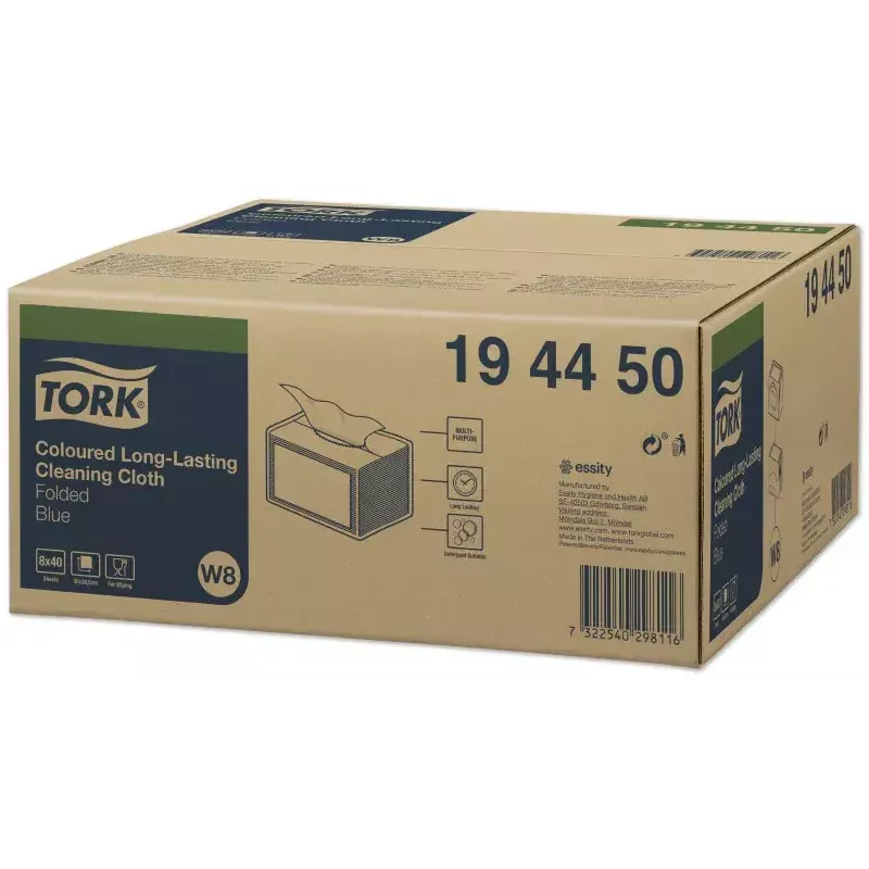 Papieren reinigingsdoek Tork 194450