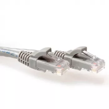 ACT grijs 5 meter U/UTP CAT6 patchkabel rastongbescherming met RJ45-stekkers