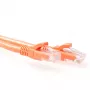 ACT oranje 1,5 m U/UTP CAT6 patchkabel met RJ45-stekkers zonder rastongbescherming