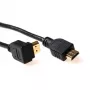 ACT 0,5 meter HDMI High Speed kabel v2.0 HDMI-A stekker haaks - HDMI-A stekker recht