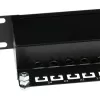 ACT patchpanel CAT5E afgeschermd 24 poorten met afdekking