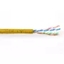 Patchkabel ACT CAT6A U/UTP PVC 305 m geel