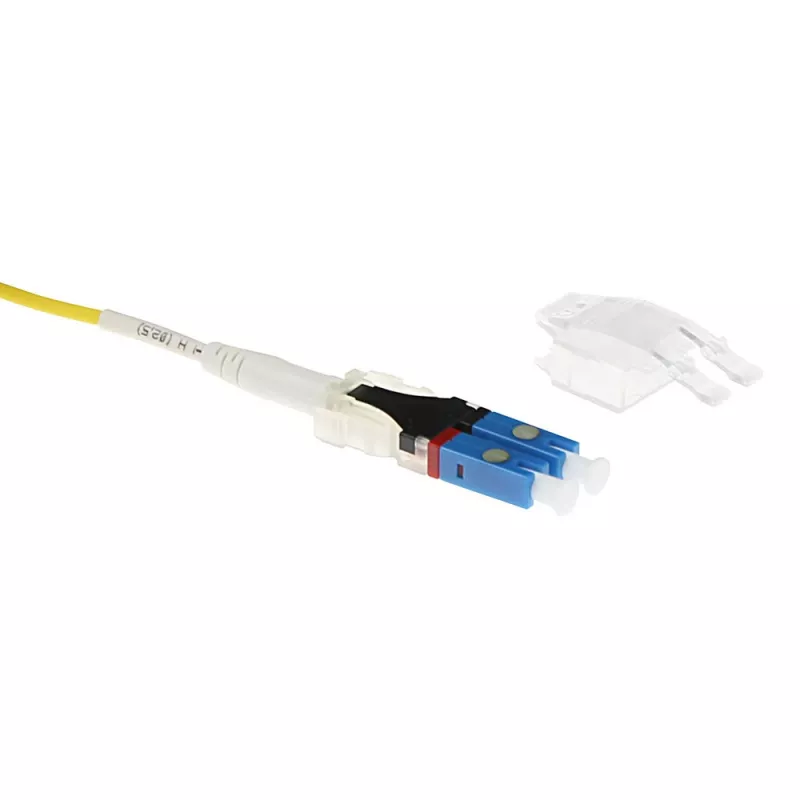 ACT 1 m singlemode 9/125 OS2 polarity-twist glasvezelkabel met LC-stekkers
