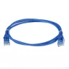 ACT Blauw 10 meter LSZH U/UTP CAT6 Datacenter Slimline patchkabel met rastnasenfreie RJ45-stekkers