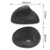 ACT muis draadloze ergonomische muis 1600 DPI RF draadloos