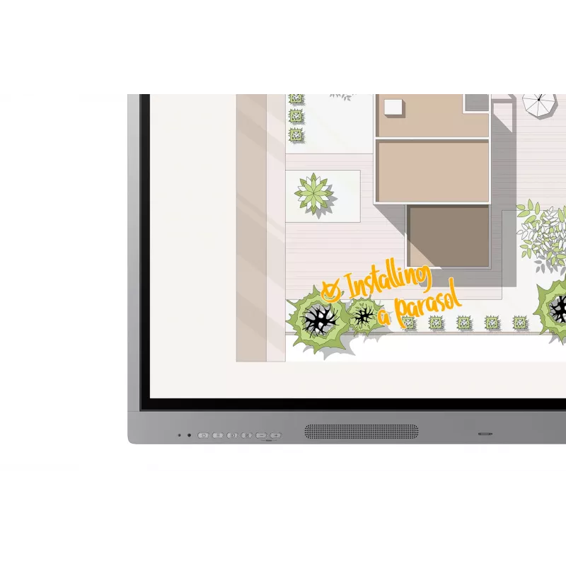 Samsung WE65FX interactief whiteboard 165,1 cm (65 inch) 3840 x 2160 pixel touchscreen grijs HDMI