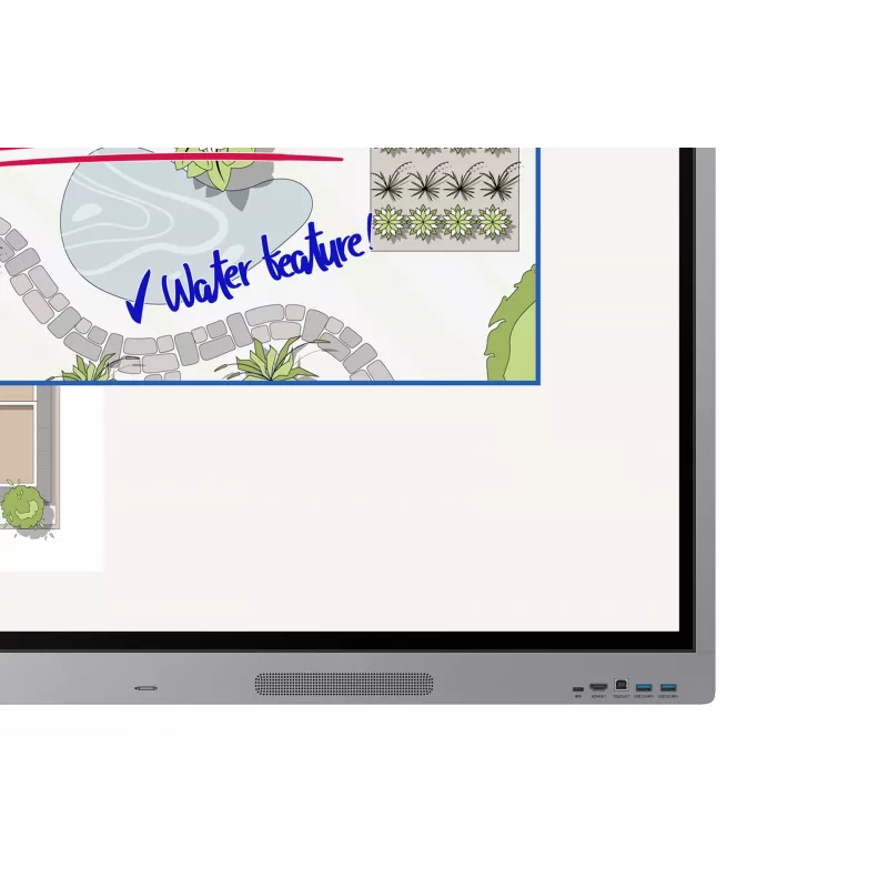 Samsung WE65FX interactief whiteboard 165,1 cm (65 inch) 3840 x 2160 pixel touchscreen grijs HDMI