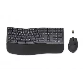 HP 680 Comfort dual-mode toetsenbord-muisset, volledig formaat (100%), draadloos, RF Wireless + Bluetooth, QWERTY, zwart, muis inbegrepen