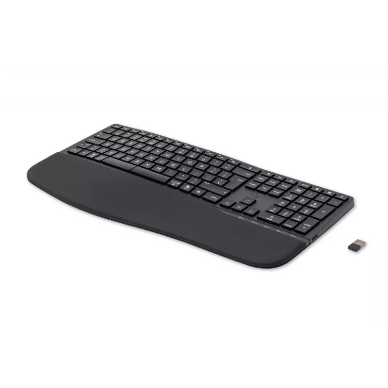 HP 680 Comfort dual-mode toetsenbord, volledig formaat (100%), draadloos, RF Wireless + Bluetooth, QWERTY, zwart