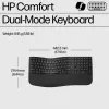 HP 680 Comfort dual-mode toetsenbord, volledig formaat (100%), draadloos, RF Wireless + Bluetooth, QWERTY, zwart